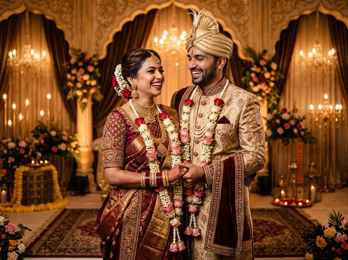 Saaththiyam Matrimony Happy Couple
